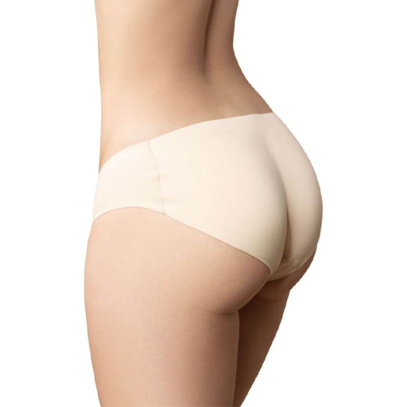 BYE-BRA - BRAGUITA CORTA CON RELLENO NALGAS TALLA S