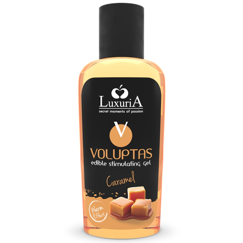 INTIMATELINE LUXURIA - VOLUPTAS GEL DE MASAJE COMESTIBLE EFECTO CALOR - CARAMELO 100 ML