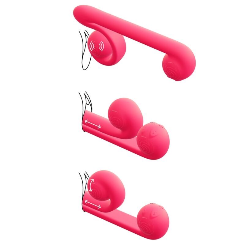 SNAIL VIBE - VIBRADOR MULTIACCIÓN ROSA