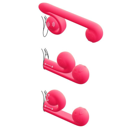 SNAIL VIBE - VIBRADOR MULTIACCIÓN ROSA