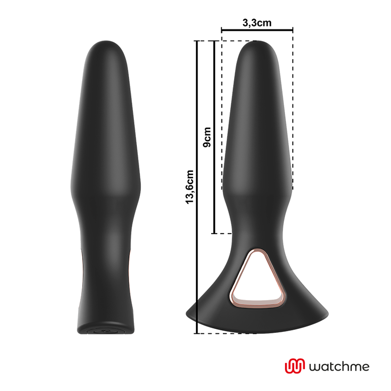 ANBIGUO - PLUG ANAL CON VIBRADOR DE CONTROL REMOTO WATCHME ALEXANDRU