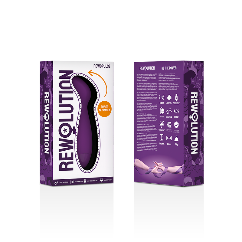 REWOLUTION - VIBRADOR FLEXIBLE REWOPULSE ESTIMULADOR DEL PUNTO G