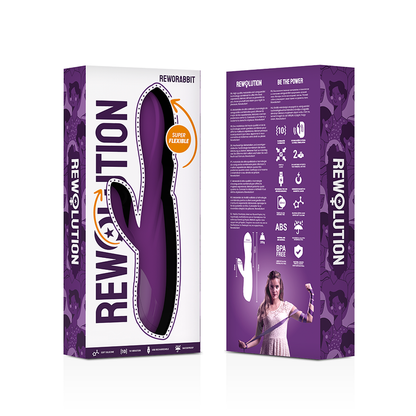 REWOLUTION - VIBRADOR FLEXIBLE REWORABBIT CON CONEJO