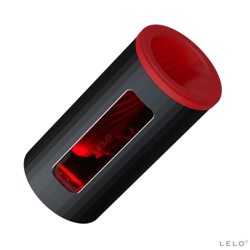 LELO - MASTURBADOR F1S V2 CON TECNOLOGÍA SDK ROJO - NEGRO