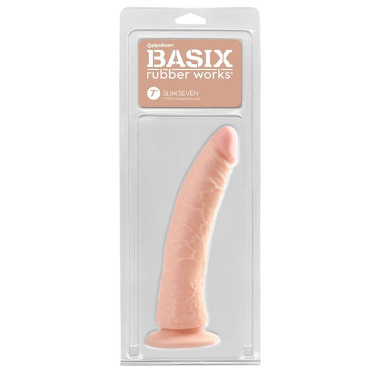 BASIX - JELLY PENIS SLIM 19 CM NATURAL