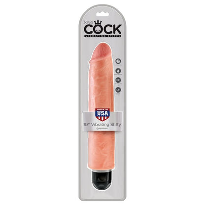 KING COCK - 25,4 CM VIBRADOR RÍGIDO CARNE