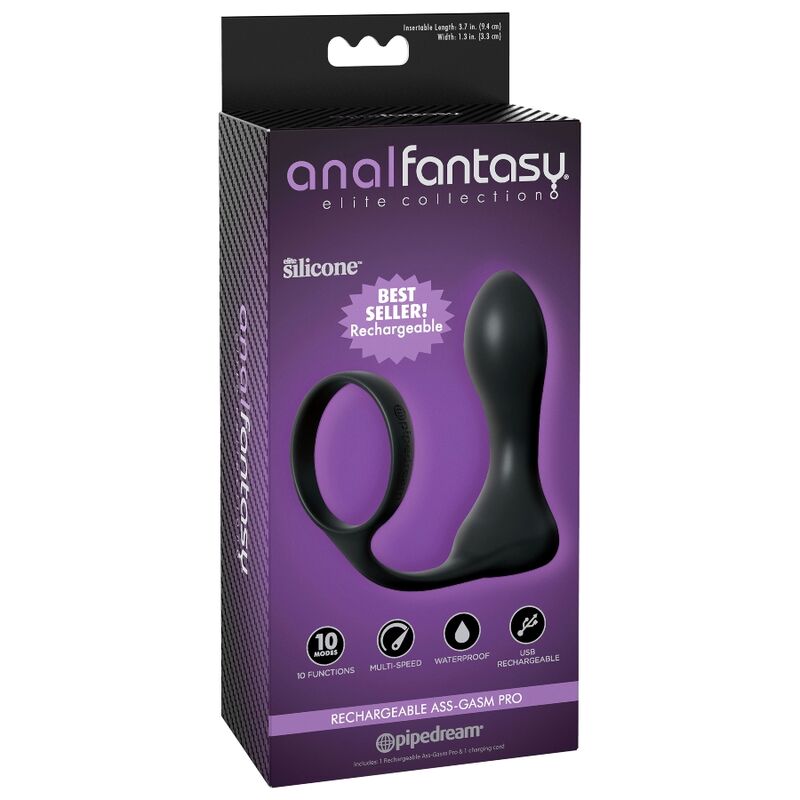 COLECCIÓN ANAL FANTASY ELITE - ASS-GASM PRO RECARGABLE