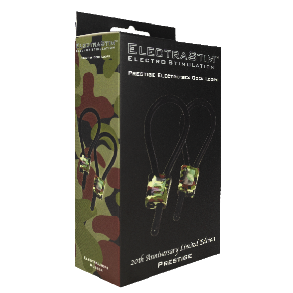 ELECTRASTIM - ANILLOS PARA EL PENE AJUSTABLES ELECTRALOOPS PRESTIGE CAMUFLAJE