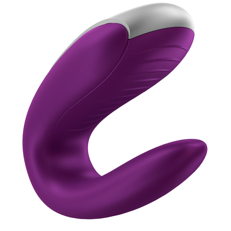 SATISFYER - VIBRADOR DOUBLE FUN PARTNER MORADO