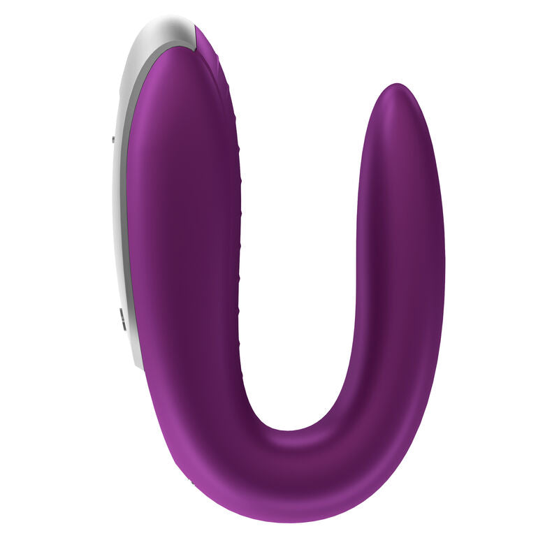 SATISFYER - VIBRADOR DOUBLE FUN PARTNER MORADO