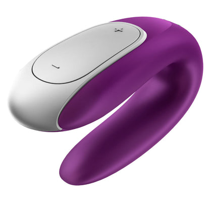 SATISFYER - VIBRADOR DOUBLE FUN PARTNER MORADO