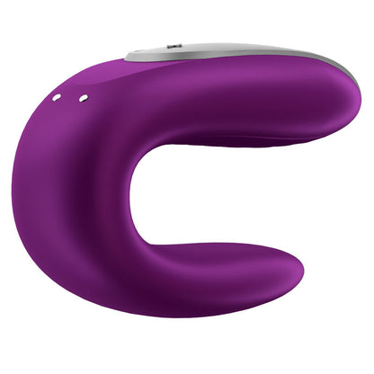 SATISFYER - VIBRADOR DOUBLE FUN PARTNER MORADO