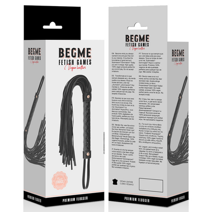 BEGME - BLACK EDITION VEGAN LEATHER FLOGGER