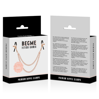 BEGME - BLACK EDITION PREMIUM NIPPLE CLAMPS