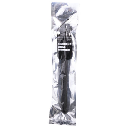 ALL BLACK - RIDGED SHOWER ANAL SILICONE 27 CM