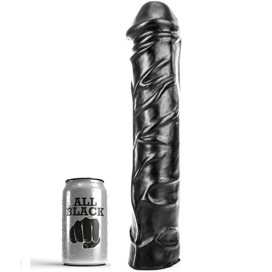 TODO NEGRO - DILDO GIGANTE SUAVE DE FISTING 32 CM