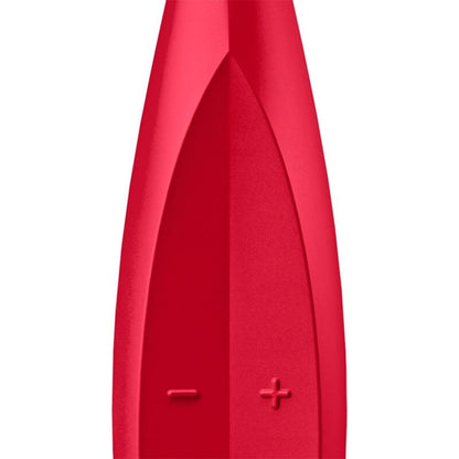 SATISFYER - VIBRADOR CON PUNTA GIRATORIA DIVERTIDA ROJO