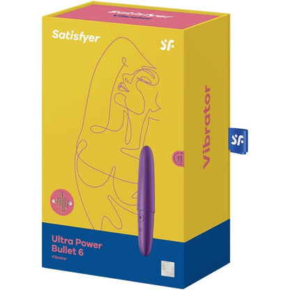 SATISFYER - ULTRA POWER BULLET 6 PÚRPURA