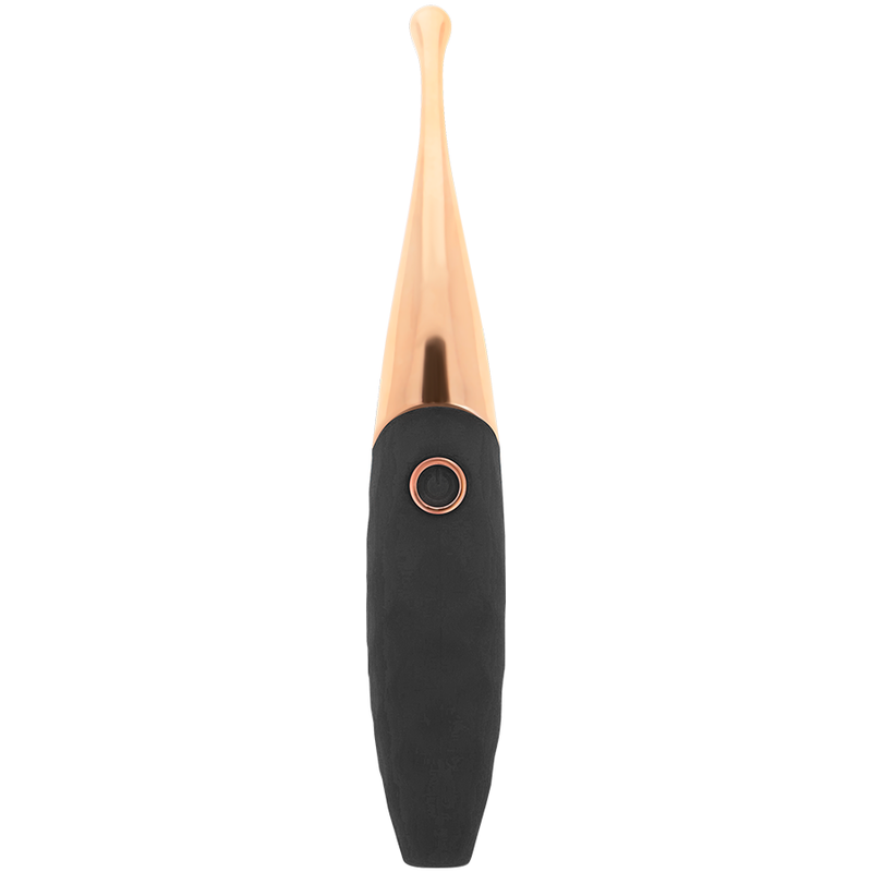 OHMAMA - RECHARGEABLE CLITORIS STIMULATOR 36 MODES BLACK-PINKGOLD