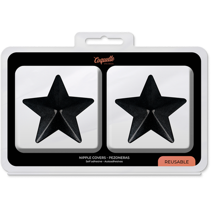 COQUETTE CHIC DESIRE - CUBREPEZONES ESTRELLAS NEGRAS