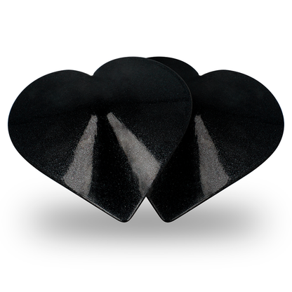 COQUETTE CHIC DESIRE - CUBREPEZONES CORAZONES NEGROS