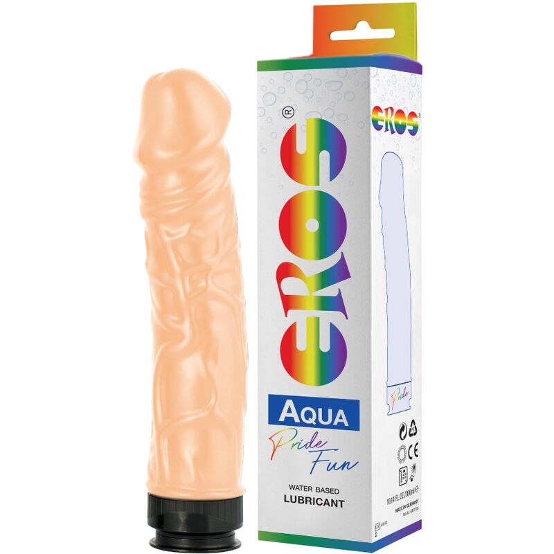 ORGULLO - EROS AQUA LGBT PRIDE DILDO Y LUBRICANTE A BASE DE AGUA