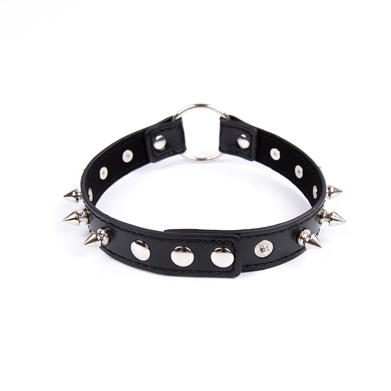 COLLAR PUNK CON PINCHOS FETICHE OHMAMA