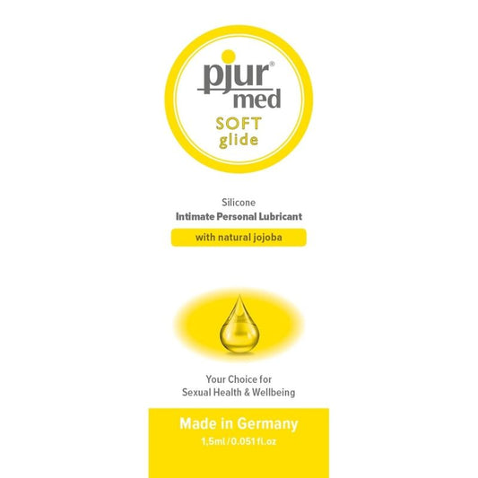 PJUR - MED LUBRICANTE DE SILICONA SOFT GLIDE 1,5 ML