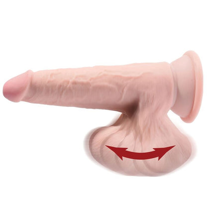 KING COCK - PLUS DILDO 3D BOLAS OSCILANTES 12,7 CM