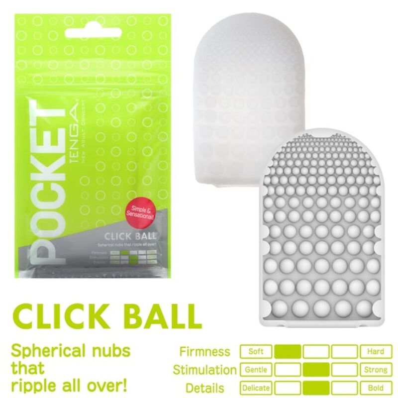 TENGA - MASTURBADOR BOLSILLO CLICK BALL