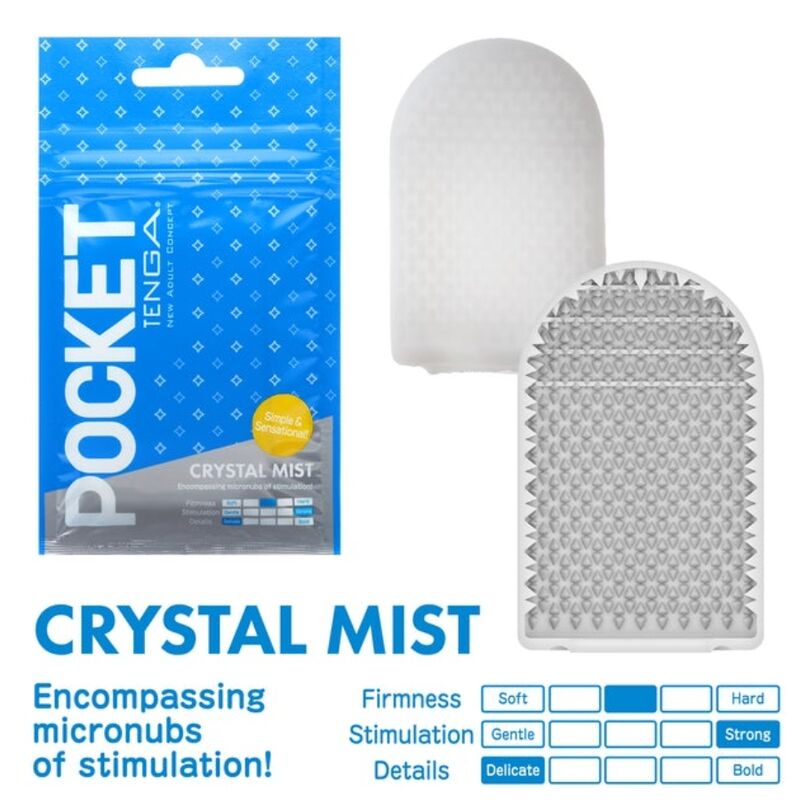 TENGA - MASTURBADOR DE BOLSILLO CRYSTAL MIST