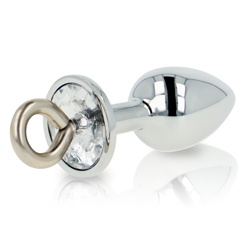 OHMAMA FETICHE PLUG ANAL DE METAL CON ANILLO