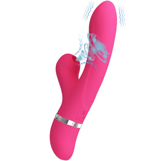 PRETTY LOVE - VIBRADOR Y SUCCIONADOR WILLOW RABBIT