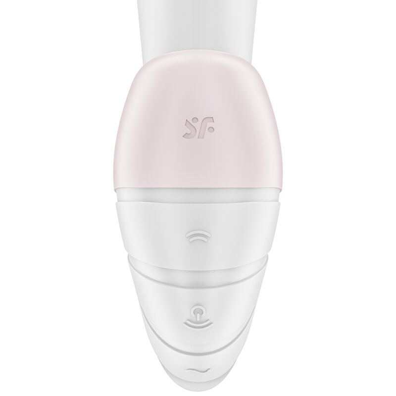 SATISFYER - ESTIMULADOR DE AIRE Y VIBRACIÓN SUPERNOVA BLANCO