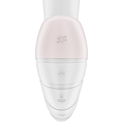 SATISFYER - ESTIMULADOR DE AIRE Y VIBRACIÓN SUPERNOVA BLANCO