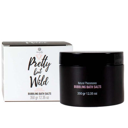 SECRETPLAY - SALES DE BAÑO BURBUJEANTES PRETTY BUT WILD 350 GR