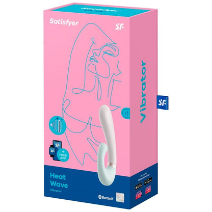 SATISFYER - VIBRADOR ONDAS DE CALOR APP ROSA