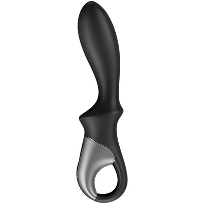 SATISFYER - VIBRADOR ANAL HEAT CLIMAX APP NEGRO