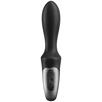 SATISFYER - VIBRADOR ANAL HEAT CLIMAX APP NEGRO