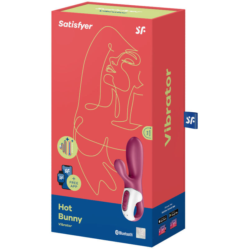 SATISFYER - VIBRADOR CONEJITO CALIENTE PARA EL PUNTO G