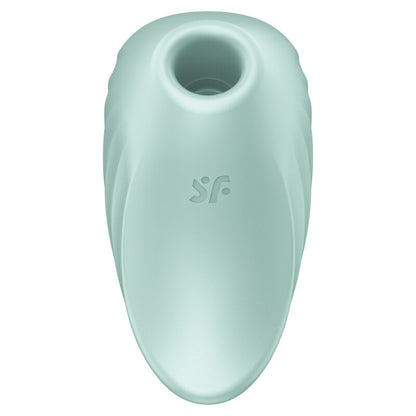 SATISFYER - ESTIMULADOR Y VIBRADOR DE PULSOS DE AIRE PEARL DIVER VERDE