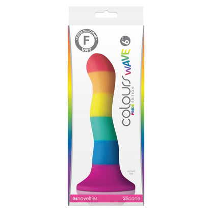 ORGULLO - DILDO BANDERA LGBT ONDA 17 CM