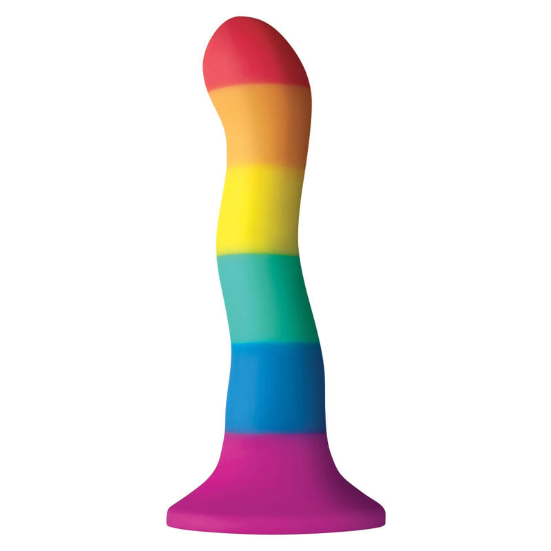 ORGULLO - DILDO BANDERA LGBT ONDA 17 CM