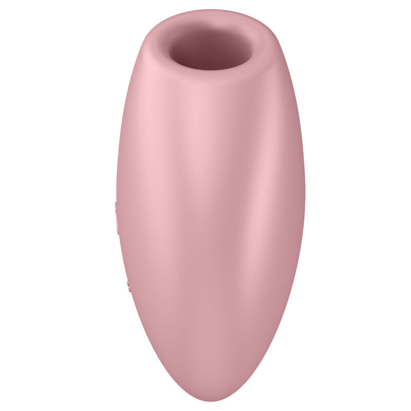 SATISFYER - ESTIMULADOR Y VIBRADOR CUTIE HEART AIR PULSE AZUL