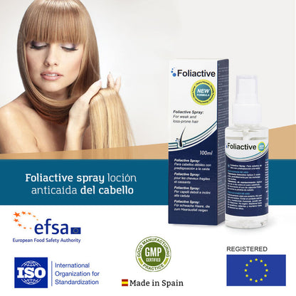 500 COSMETICS - FOLIACTIVE SPRAY. SPRAY TO PREVENT HAIR LOSS AND STIMULATE GROWTH