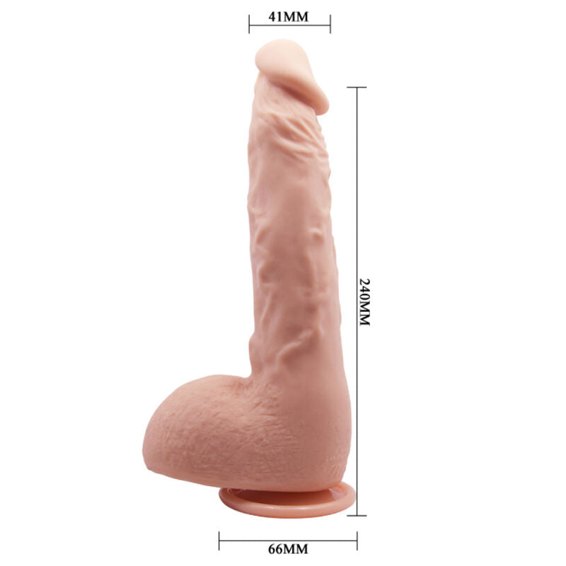 BAILE - DILDO REALISTA JASON NATURAL 24 CM