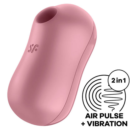 SATISFYER - ESTIMULADOR Y VIBRADOR DE PULSACIONES DE AIRE DE ALGODÓN DE AZÚCAR LILA