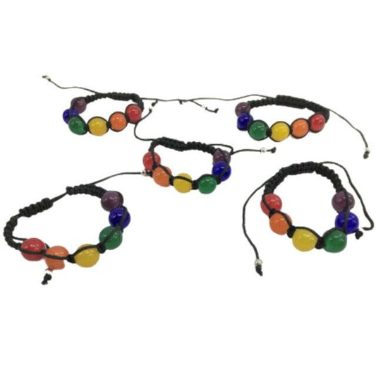 PULSERA BOLA GRANDE BANDERA ORGULLO - LGBT