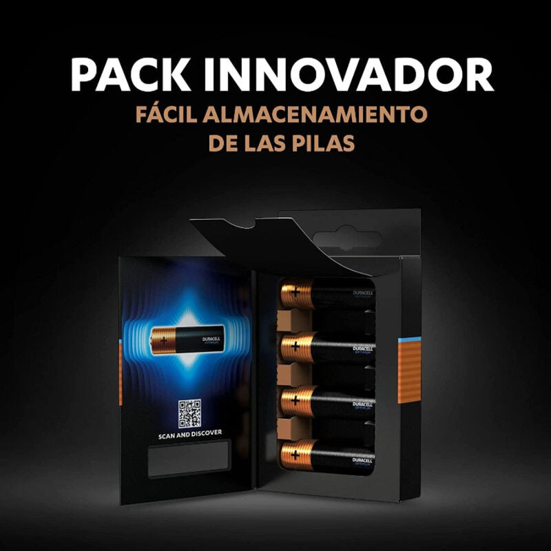 DURACELL - OPTIMUM 200 PILAS ALCALINAS AA LR6 4 UNIDADES