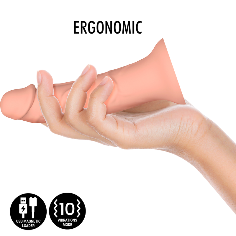 MITOLOGÍA - ASHER ORIGINAL DILDO S - VIBRADOR COMPATIBLE CON LA TECNOLOGÍA INALÁMBRICA WATCHME